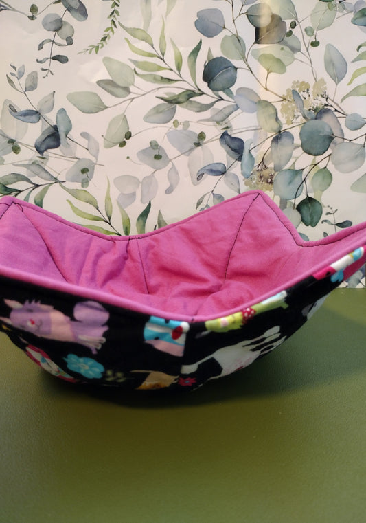 Cute Dog print bowl koozie