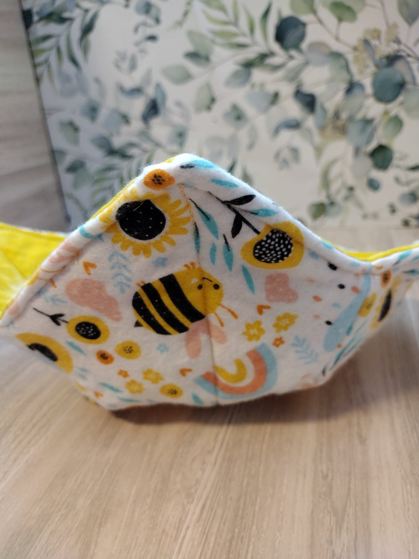 Sunny Bees bowl koozie