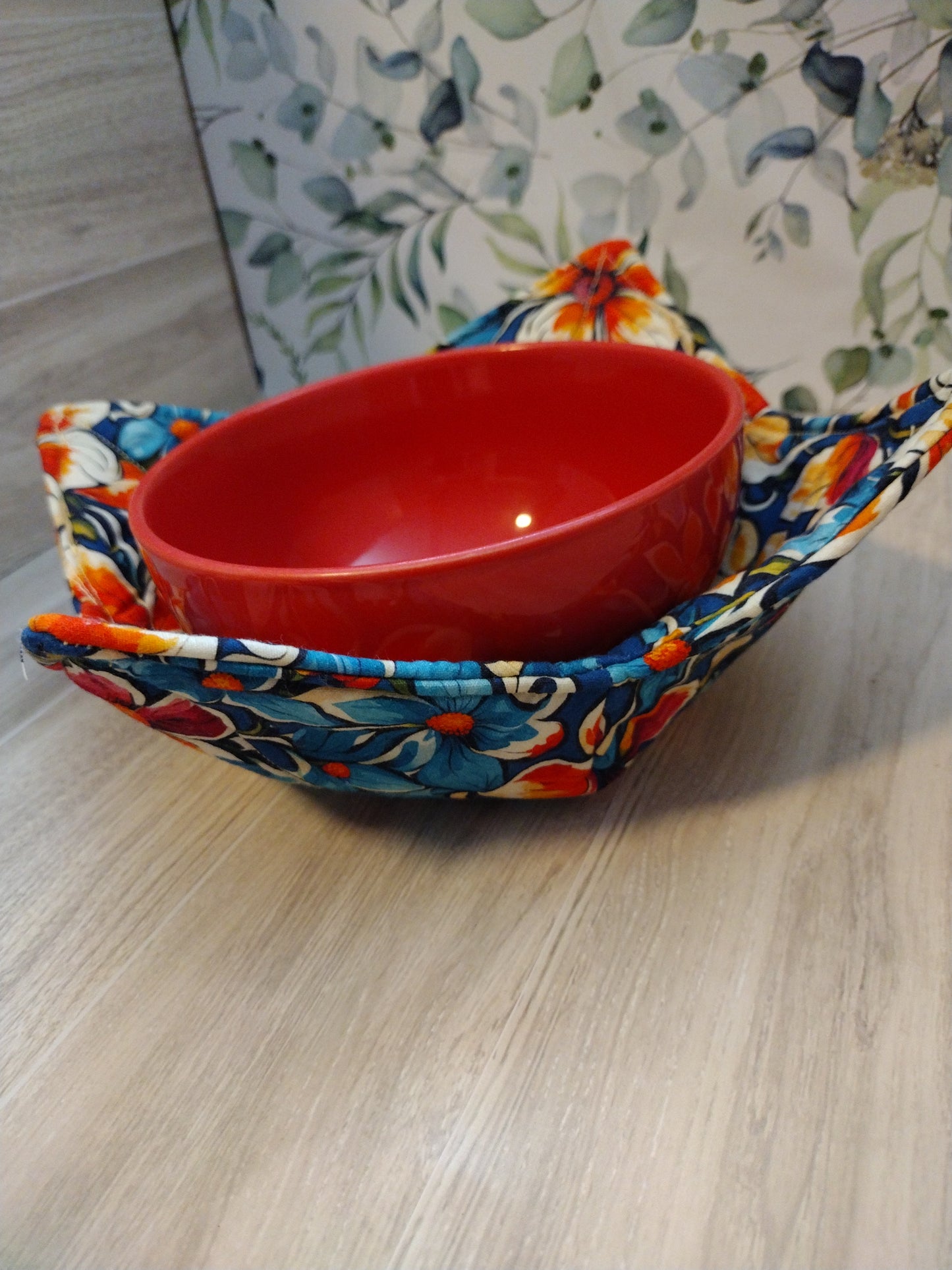 Flowers bowl koozie