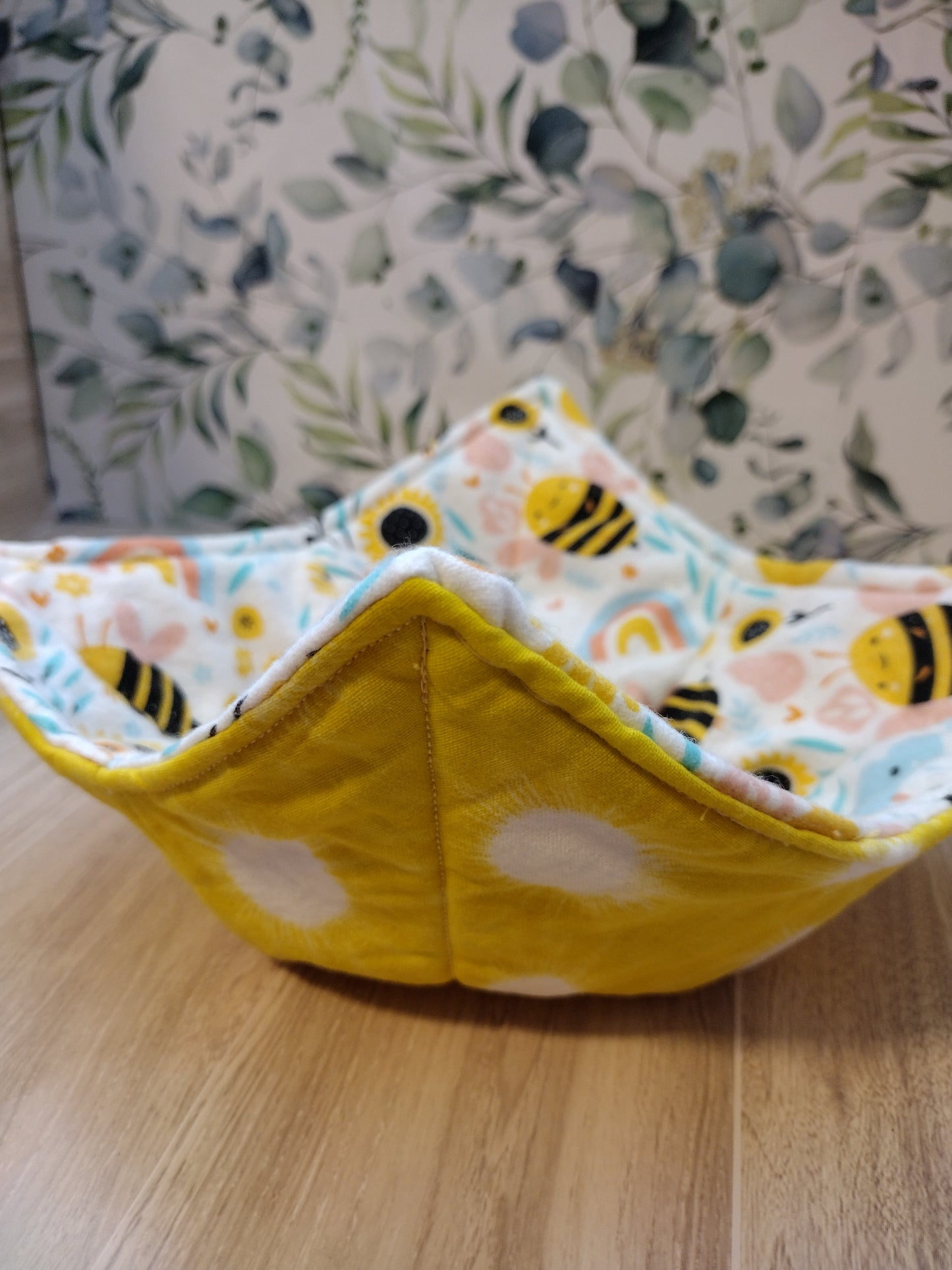 Sunny Bees bowl koozie